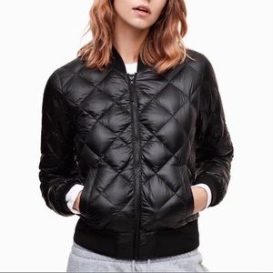 Aritzia TNA League Puffer Jacket Black XS